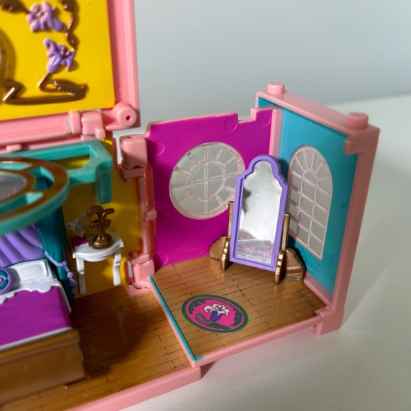Vintage 90s Bluebird Polly Pocket Dream Builder Deluxe Mansion Bedroom (93F) - Picture 5 of 12